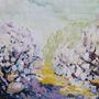 Bluehende Apfelbaeume.4030 cm, canvas, Öl.
